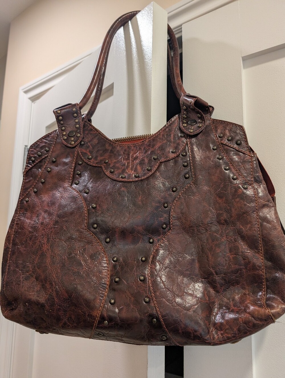 Frye Studded Shoulder Bag - Picture 2 of 11